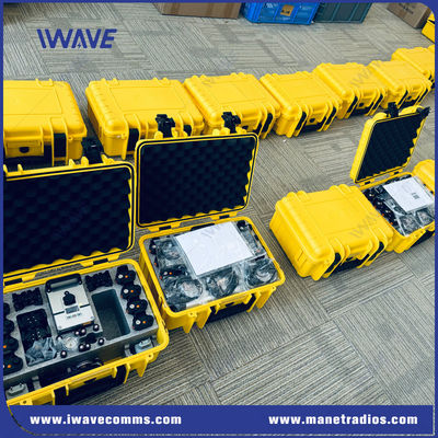 Buy Tactical MANET Radio Box 6 Hops For Emergency Radio Communication online manufacture