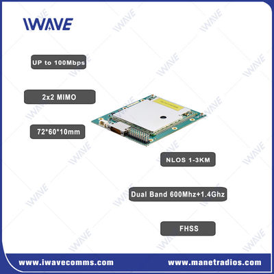 Buy 100Mbps IP MESH Module MIMO Digital Data Link For Video And Telemetry Data online manufacture