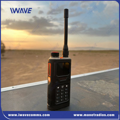 Buy 136MHz-174MHz VHF Tactical Radio Ad Hoc Handheld Radio Digital Two Way Handset online manufacture