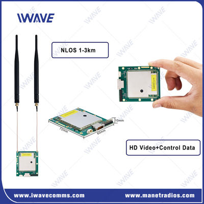 Secure Wireless Link FHSS Mesh Manet Data Link Module For Robotics