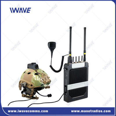 Tactical Body Worn IP MESH Radio With  Real Voice Communication And HD Video