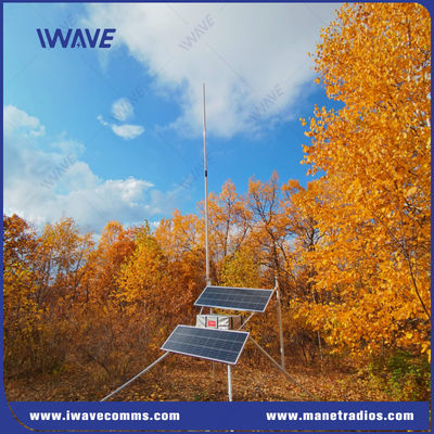 No Infrastructure Solution Narrowband RF Mesh Vhf Uhf Base Station Solar Powered